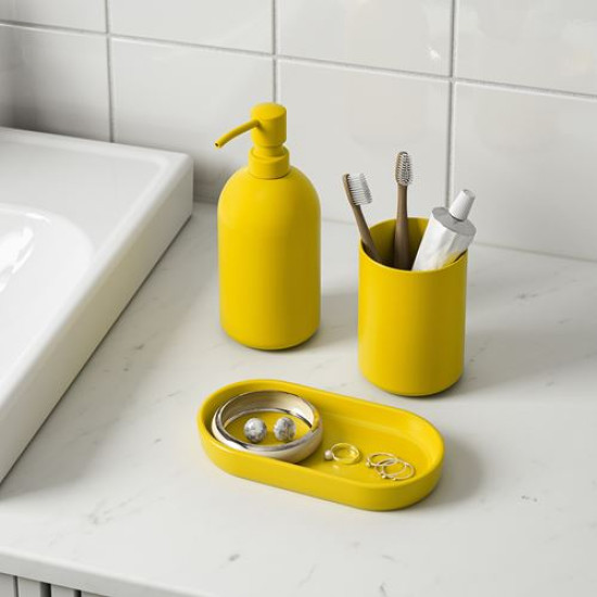 ikea-gansjön-banyo-seti-parlak-sarı-parlak-sarı