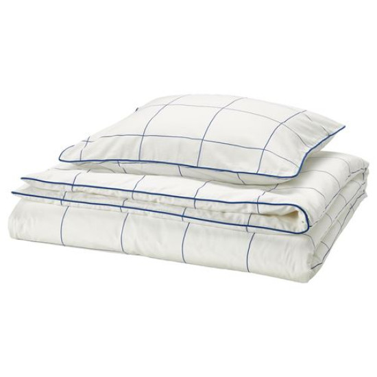 ikea-bredvecklare-tek-kişilik-nevresim-seti-150x200-50x60-cm-beyaz-mavi-beyaz-mavi