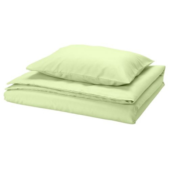IKEA PILTANDVINGE - tek kişilik nevresim seti, 150x200/50x60 cm (açık yeşil) açık yeşil