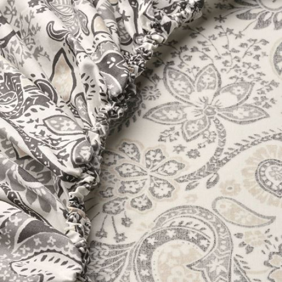 ikea-rodgersia-lastikli-çarşaf-120x200-cm-gri-beyaz-gri-beyaz