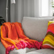 IKEA KLIPPOXEL - örtü, 130x170 cm (turuncu-parlak pembe) turuncu-parlak pembe