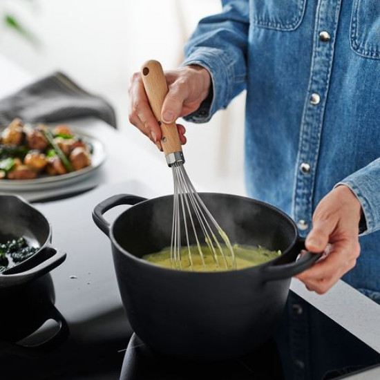 IKEA VARDAGEN - çırpıcı, 30 cm (paslanmaz çelik-kayın) paslanmaz çelik-kayın