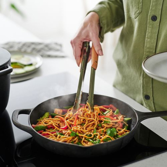 IKEA VARDAGEN - maşa, 30 cm (paslanmaz çelik-kayın) paslanmaz çelik-kayın