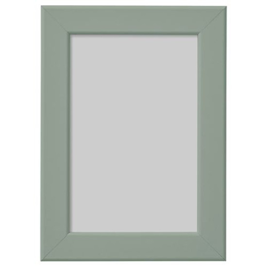 IKEA FISKBO - renkli çerçeve, 10x15 cm (yeşil)
