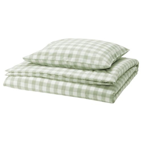 ikea-ektandvinge-tek-kişilik-nevresim-seti-150x200-50x60-cm-soluk-gri-yeşil-beyaz-kareli-soluk-gri-yeşil-beyaz-kareli