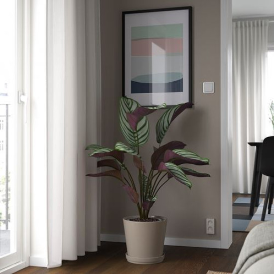 ikea-klotlönn-seramik-saksı-24-cm-gri-bej