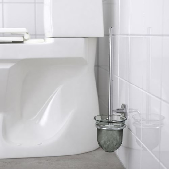 IKEA BROFJÄRDEN - tuvalet fırçası, 40 cm (krom görünümlü)