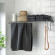 IKEA BROFJÄRDEN - banyo rafı, 75x29 cm (krom görünümlü) krom görünümlü