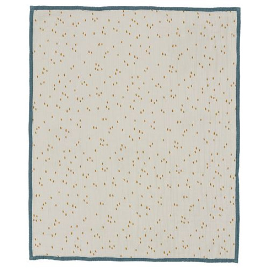 IKEA GULDVÄVARE - bebek battaniyesi, 80x100 cm (mavi-beyaz)