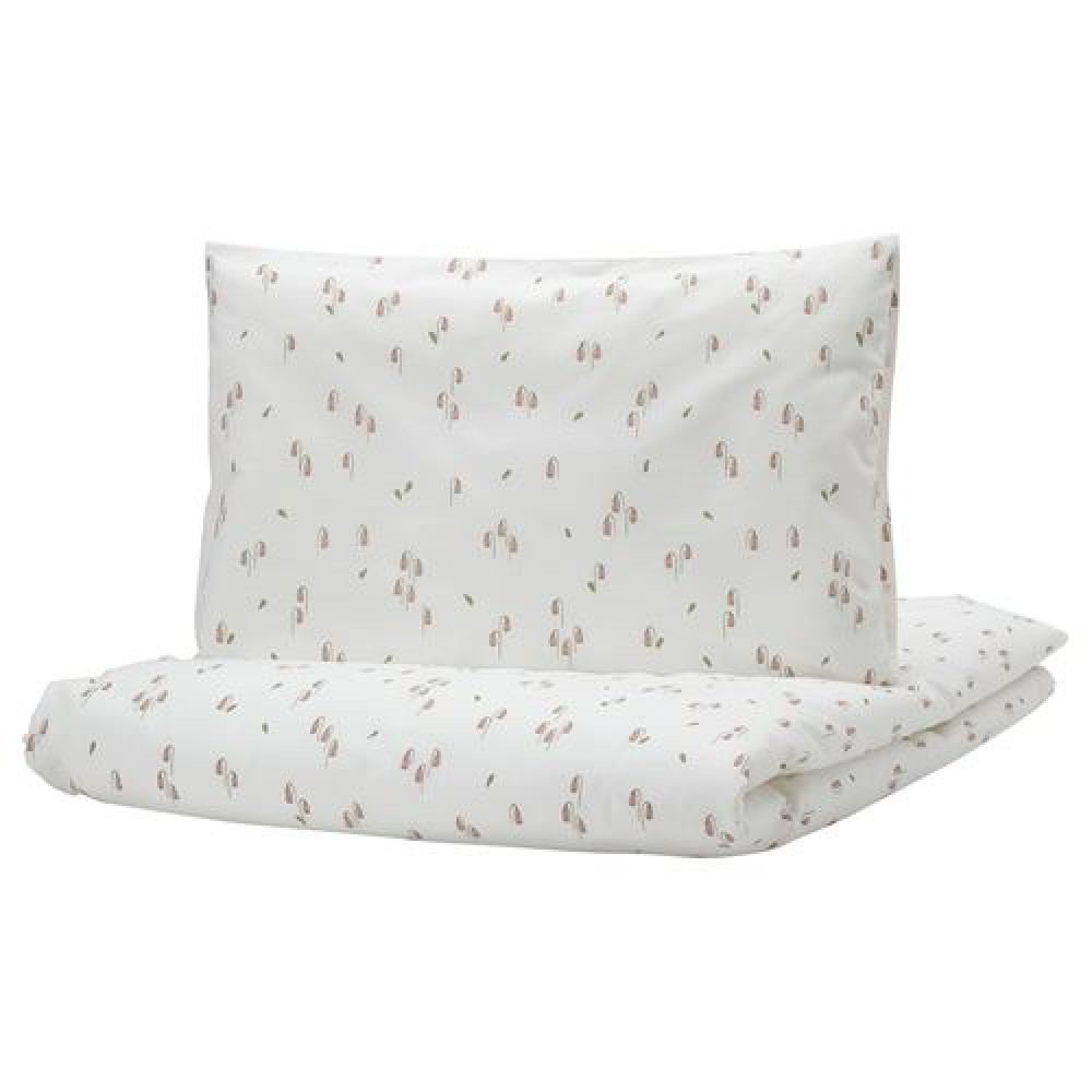 IKEA GULDVÄVARE - bebek nevresim takımı, 110x125/35x55 cm (beyaz)