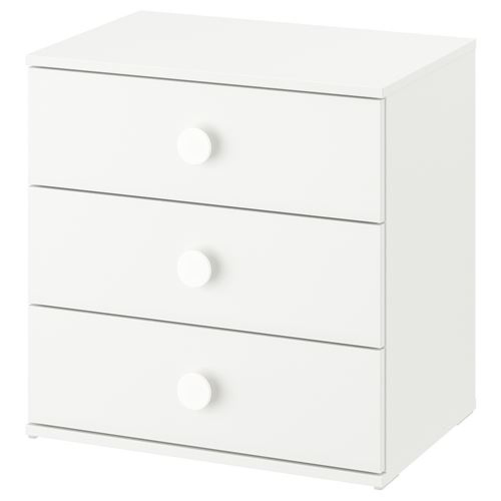 IKEA GODISHUS - çocuk şifonyeri, 60x40x60 cm (beyaz)