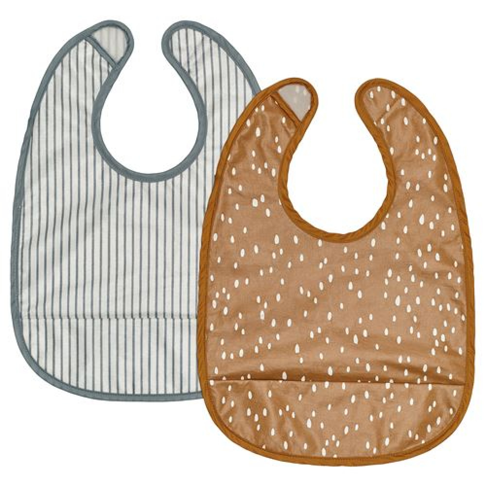 IKEA GULDVÄVARE - mama önlüğü (koyu sarı-beyaz)