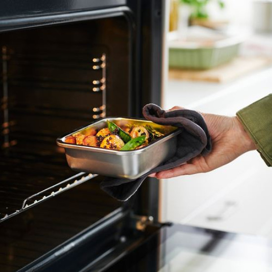 IKEA 365+ - kapaklı çelik saklama kabı, 600 ml (paslanmaz çelik-plastik) paslanmaz çelik-plastik