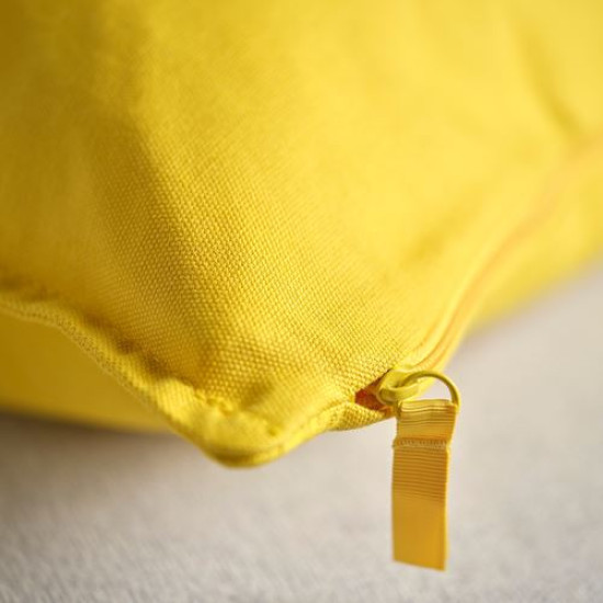IKEA GURLI - kırlent kılıfı, 65x65 cm (sarı)