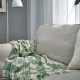 IKEA BISKOPSMÖSSA - örtü, 130x170 cm (yeşil-kırık beyaz)