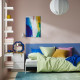 IKEA PILTANDVINGE - çift kişilik nevresim seti, 240x220/50x60 cm (açık yeşil) açık yeşil