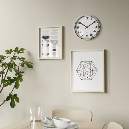 ikea-pugg-duvar-saati-32-cm-paslanmaz-çelik-paslanmaz-çelik