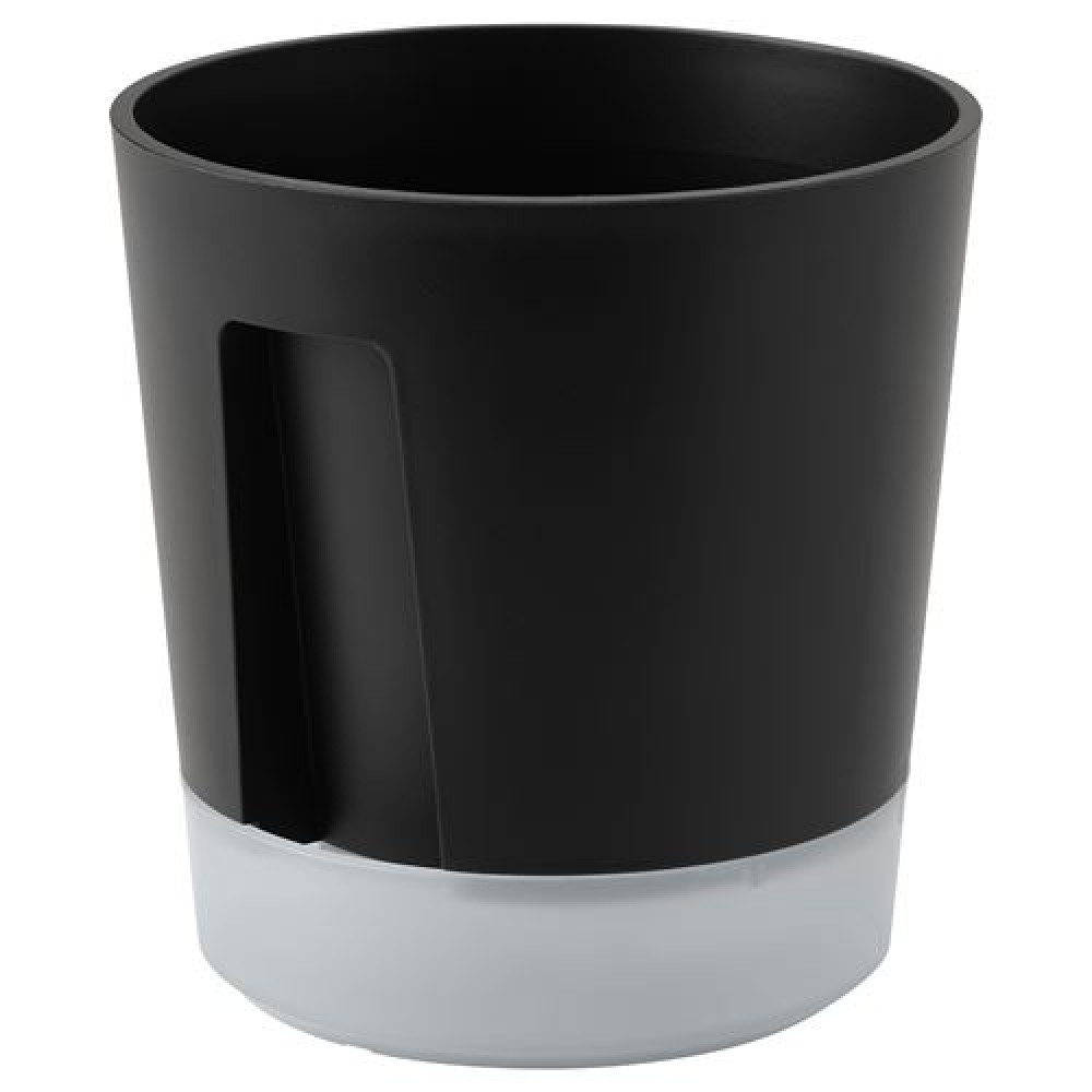 IKEA VARDTRAD - sulama düzenekli saksı, 12 cm (antrasit)
