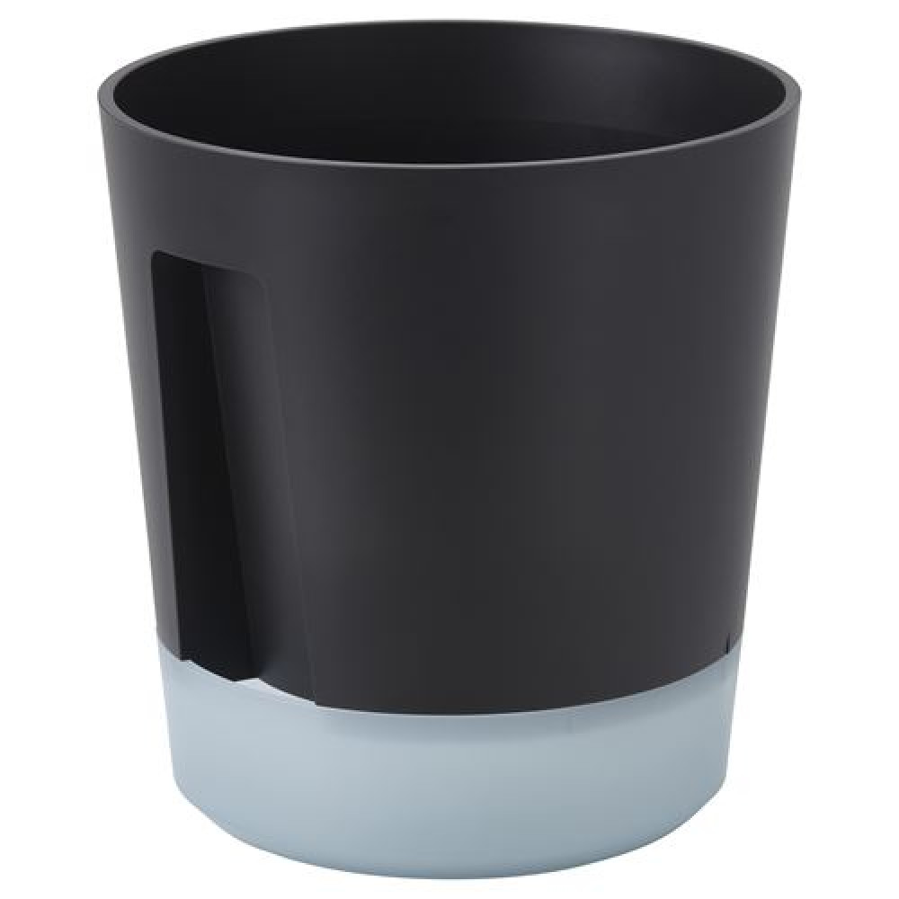 IKEA VARDTRAD - sulama düzenekli saksı, 15 cm (antrasit)