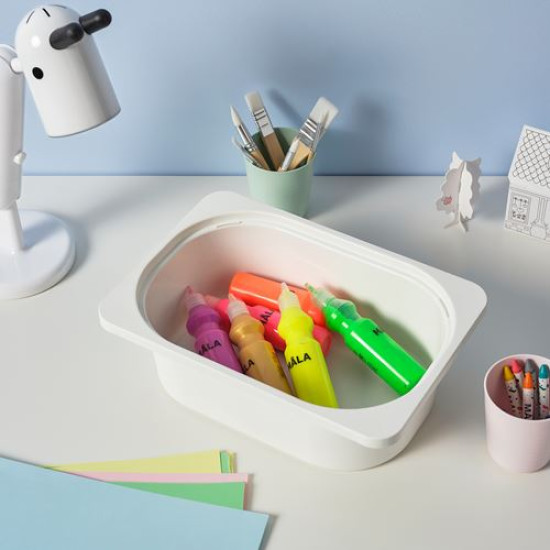 IKEA TROFAST - çocuk duvar rafı, 99x21x30 cm (beyaz)