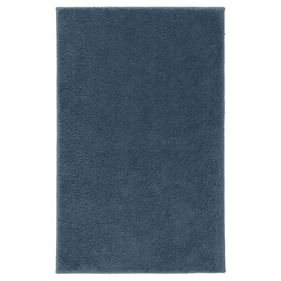 IKEA BACKMARA - banyo paspası, 50x80 cm (koyu gri-mavi)