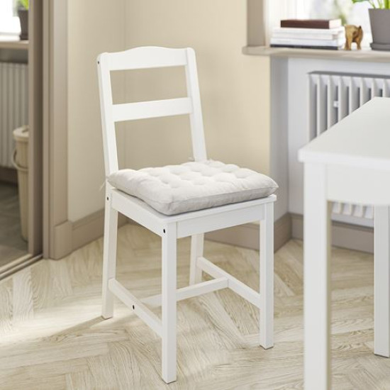 IKEA VIPPÄRT - sandalye minderi, 38x38x6.5 cm (bej)