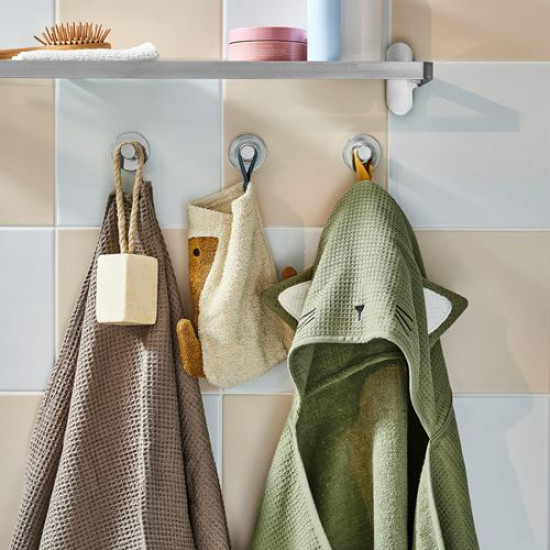 IKEA GULDVÄVARE - bebek banyo havlusu, 60x125 cm (yeşil)