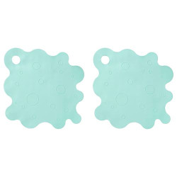 IKEA TRAMPSJÖN - banyo kaydırmazı, 43x43 cm (açık turkuaz)