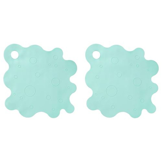 IKEA TRAMPSJÖN - banyo kaydırmazı, 43x43 cm (açık turkuaz)