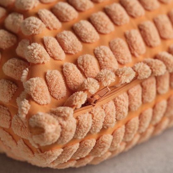 IKEA SVARTPOPPEL - kırlent kılıfı, 50x50 cm (açık turuncu) açık turuncu