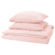 IKEA SCHERSMIN - çift kişilik nevresim seti, 240x220/50x60 cm (uçuk pembe) uçuk pembe
