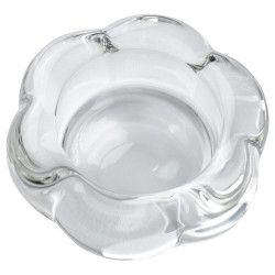 IKEA BLADFÅGEL - tealight mumluk, 3 cm (saydam cam)