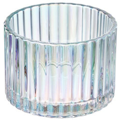 IKEA RÄFFELBJÖRK - tealight mumluk, 5 cm (sedef rengi)