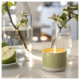 ikea-lövskogslund-seramik-kapta-kokulu-mum-25-saat-parlak-bej-sarı