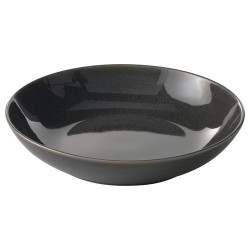 IKEA GLADELIG - çukur tabak, 21 cm (koyu gri)