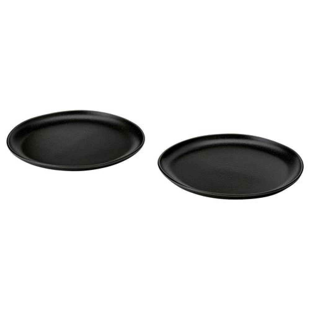 IKEA STOCKHOLM 2025 - tabak seti, 26 cm (siyah)