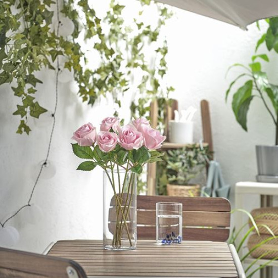 ikea-smycka-yapay-çiçek-40-cm-pembe-pembe