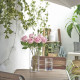 ikea-smycka-yapay-çiçek-40-cm-pembe-pembe