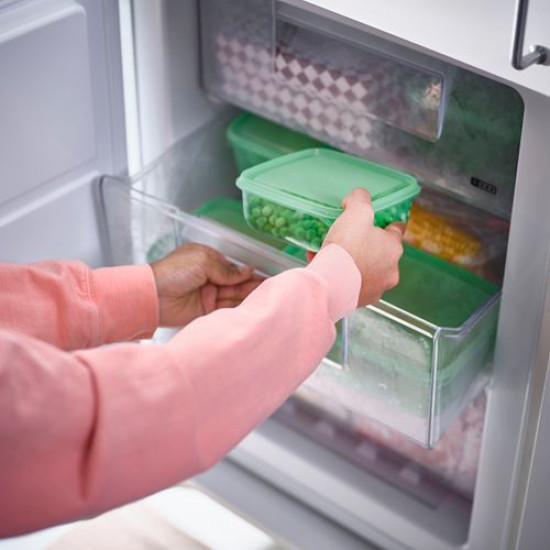 PRUTA - plastik saklama kabı seti (yeşil) yeşil