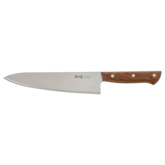 IKEA VARDAGEN - şef bıçağı, 20 cm (ceviz) ceviz