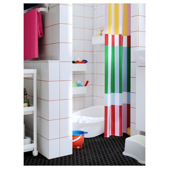 IKEA BANJANTRÄD - duş perdesi, 180x200 cm (çok renkli)