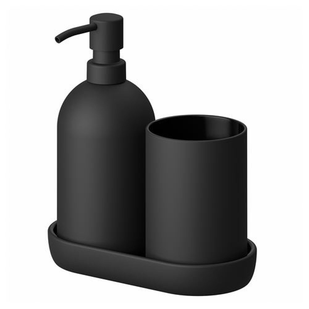 IKEA GANSJÖN - banyo seti (siyah)