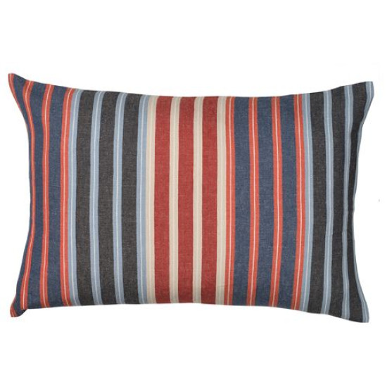 IKEA KORALLBUSKE - kırlent kılıfı, 40x58 cm (mavi-kırmızı) mavi-kırmızı