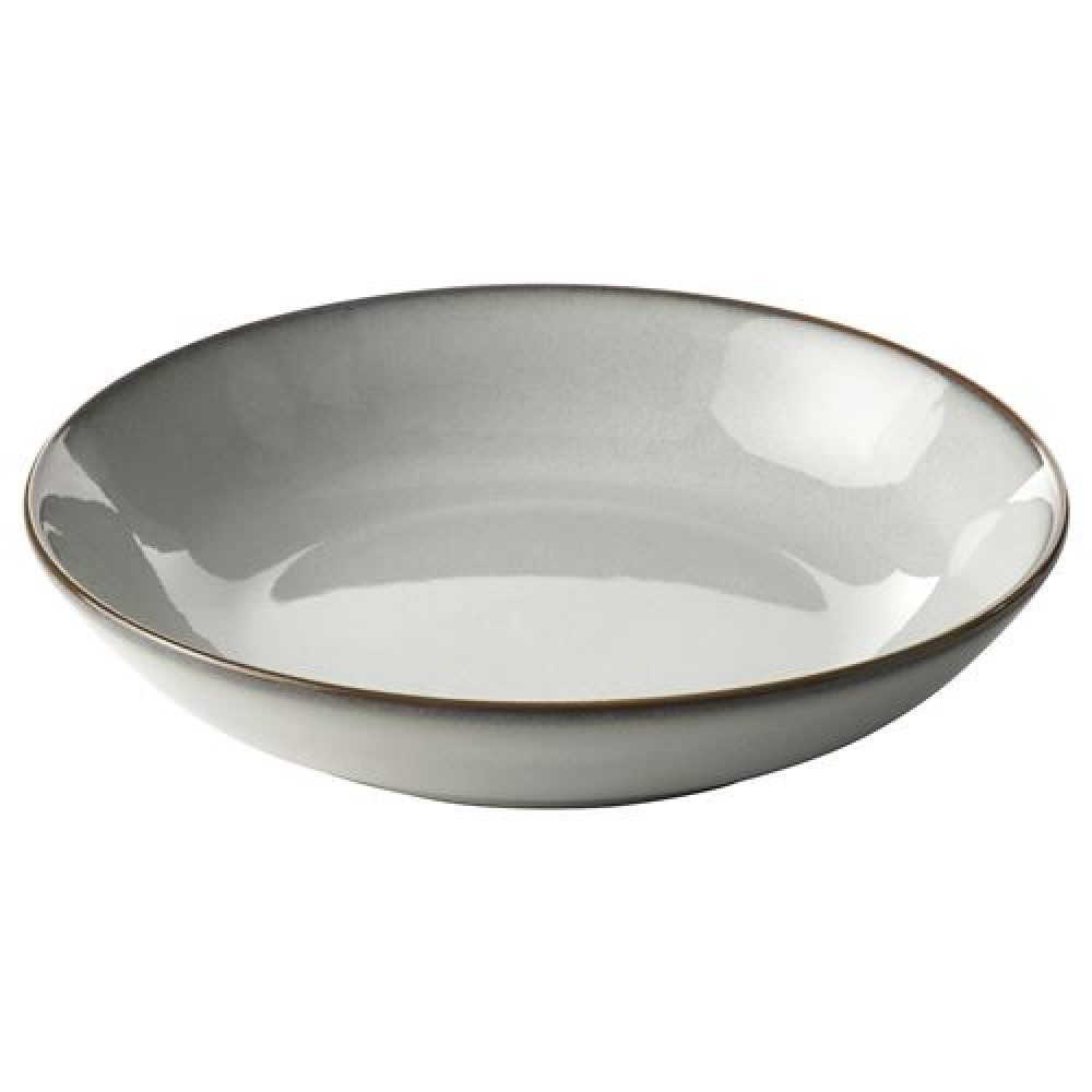 IKEA GLADELIG - çukur tabak, 21 cm (gri)
