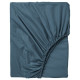 IKEA DVALA - lastikli çarşaf, 160x200 cm (mavi)