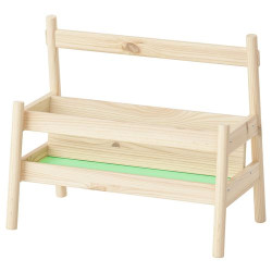 IKEA FLISAT - çocuk kitaplığı, 49x28x41 cm (huş)