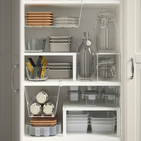 IKEA 365+ - kapaklı çelik saklama kabı, 600 ml (paslanmaz çelik-bambu) paslanmaz çelik-bambu