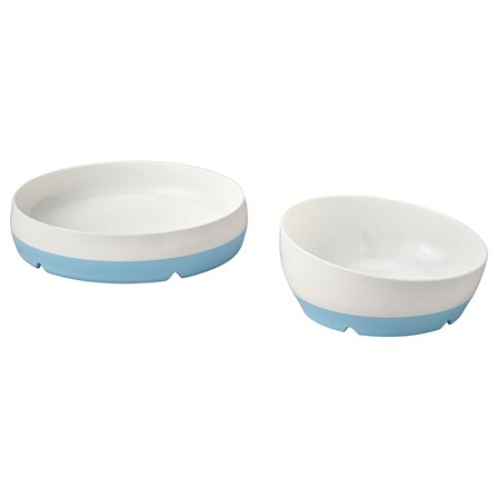 ikea-börja-çocuk-tabak-ve-kasesi-beyaz-mavi