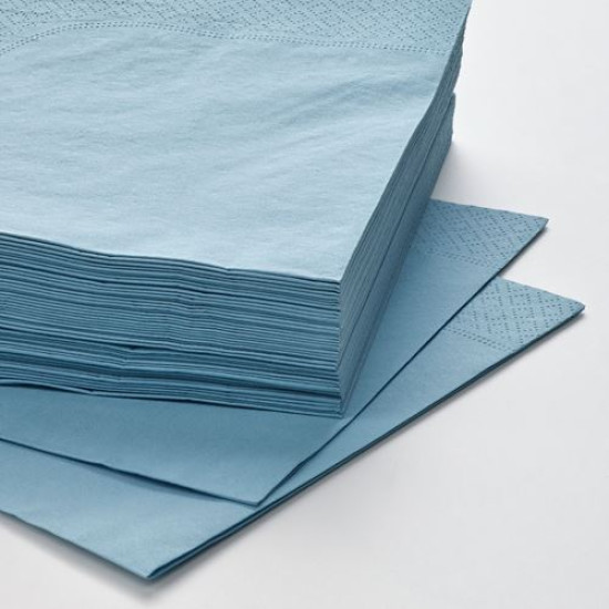 ikea-fantastisk-peçete-40x40-cm-gri-mavi-gri-mavi
