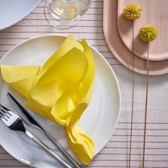 ikea-fantastisk-peçete-40x40-cm-sarı-sarı